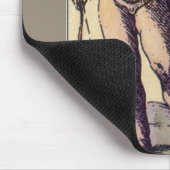 Valentine Cupid Blindgefaltet, Vintage Tarot Card Mousepad (Ecke)