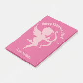 Valentine Cupid individuelle Name Post-It-Notizen Post-it Klebezettel (angewinkelt)