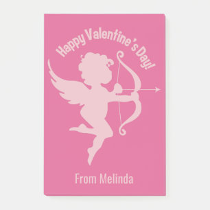 Valentine Cupid individuelle Name Post-It-Notizen Post-it Klebezettel