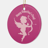 Valentine Cupid Keramikornament (Links)