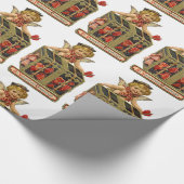 VALENTINE CUPID MIT KAFFER VOLL VON HERZEN GESCHENKPAPIER (Ecke)