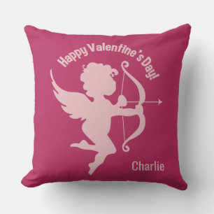 Valentine Cupid optional name Kissenbezüge Kissen