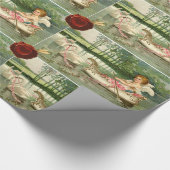 VALENTINE CUPID, VON SCHWANKEN GEPULDET, ROT-WAX-S GESCHENKPAPIER (Ecke)