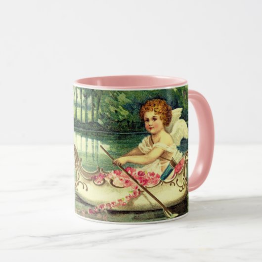 VALENTINE CUPID, VON SCHWANKEN GEPULDET, ROT-WAX-S TASSE (VorderseiteRechts)