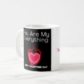Valentine custemizable Paar Tasse Designs (Vorderseite Links)