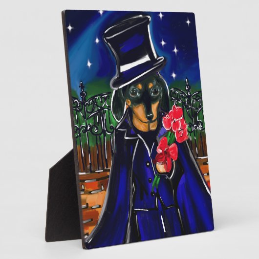 VALENTINE-DACKEL FOTOPLATTE (Seite)