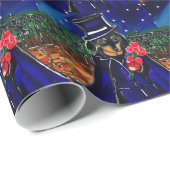 VALENTINE-DACKEL GESCHENKPAPIER (Rolleneckpunkt)