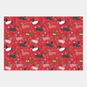 Valentine Dackel Geschenkpapier Set (Vorderseite 3)