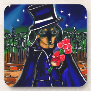 VALENTINE-DACKEL GETRÄNKEUNTERSETZER