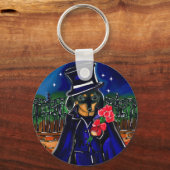 VALENTINE-DACKEL SCHLÜSSELANHÄNGER (Vorderseite)