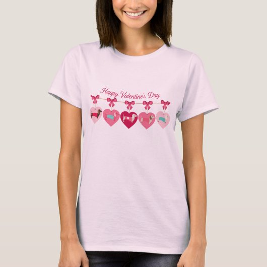Valentine Dackel Shirt (Vorderseite)
