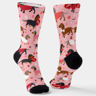 Valentine Dackel Socks Socken