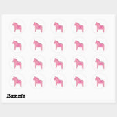 Valentine Dala Horse Sticker (Blatt)