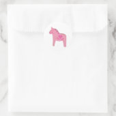 Valentine Dala Horse Sticker (Tasche)