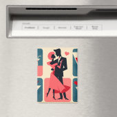 Valentine Dancing Couple Magnet (In Situ (Geschirrspüler))