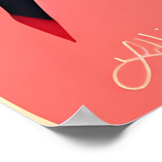 Valentine Dancing Couple Poster (Ecke)