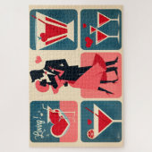 Valentine Dancing Couple Puzzle (Vertikal)