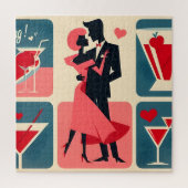 Valentine Dancing Couple Puzzle (Vertikal)