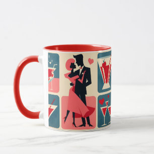 Valentine Dancing Couple Tasse