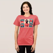 Valentine Dancing Couple Tri-Blend Shirt (Vorderseite voll)