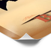 Valentine Dancing Paar mit Martini Poster (Ecke)