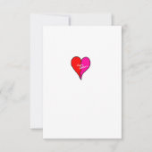 Valentine! Dankeskarte (Vorderseite)