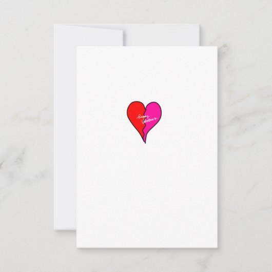 Valentine! Dankeskarte (Vorderseite)