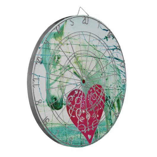 Valentine Dartscheibe (Vorderseite Links)