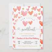 Valentine Day Baby Dusche Einladung (Vorderseite)