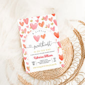 Valentine Day Baby Dusche Einladung