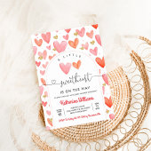 Valentine Day Baby Dusche Einladung