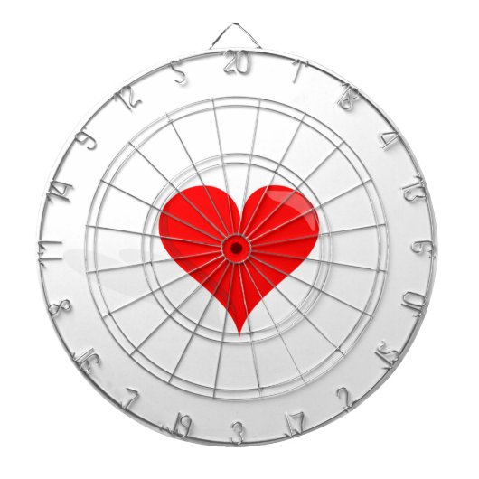 Valentine Day Dart Board Dartscheibe (vorne)