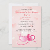 Valentine Day Dinner Party Feiertagskarte (Vorderseite)