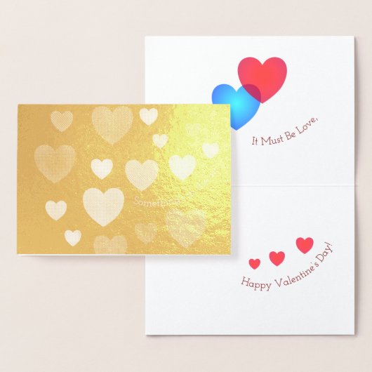Valentine Day Foil Card Folienkarte (Anzeige)