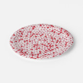 Valentine Day Funny Liebe Pappteller (Schrägansicht)