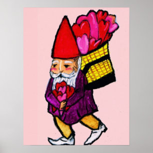 VALENTINE DAY GNOMES-Poster Poster