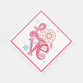 Valentine Day LOVE Serviette (Ecke)