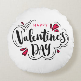 Valentine Day Pillow Rundes Kissen