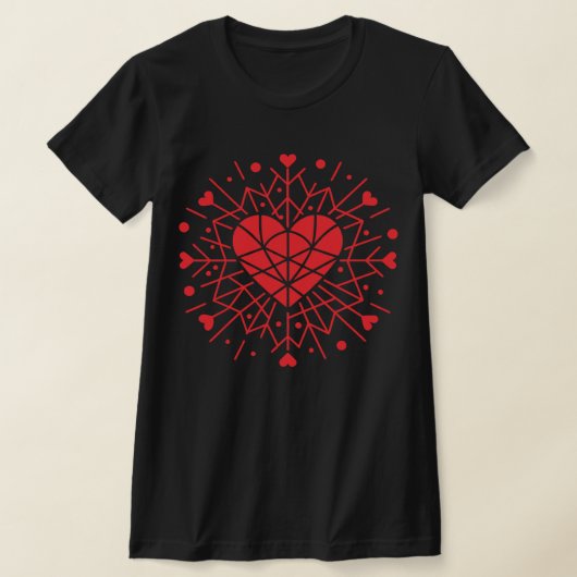 Valentine Day - Red Heart -  T-Shirt (Ablage )