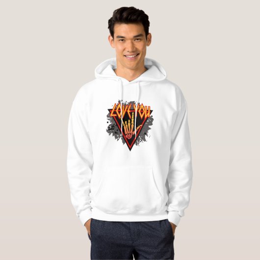 Valentine day´s Love romantic holiday heart romans Hoodie (Vorne ganz)
