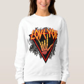 Valentine day´s Love romantic holiday heart romans Sweatshirt (Vorderseite)