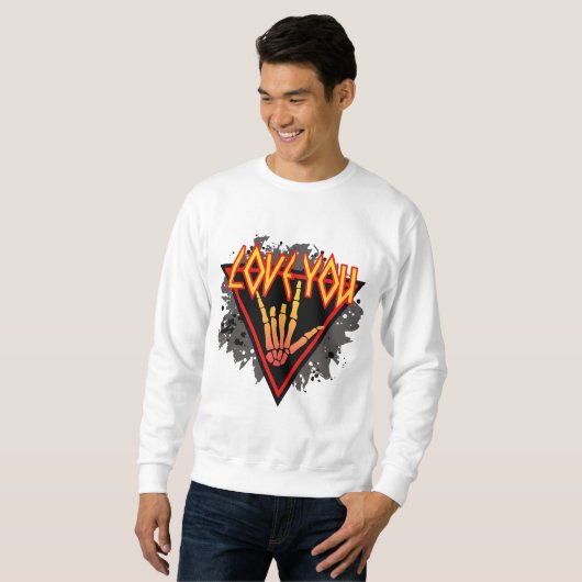Valentine day´s Love romantic holiday heart romans Sweatshirt (Vorne ganz)
