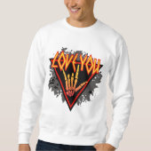 Valentine day´s Love romantic holiday heart romans Sweatshirt (Vorderseite)