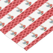 Valentine-Day-Tablettenhund Tischdecke (Schrägansicht)