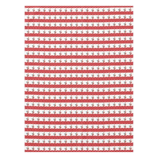 Valentine-Day-Tablettenhund Tischdecke (Vorderseite)