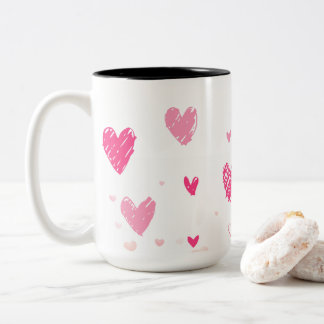 Valentine Day Zweifarbige Tasse
