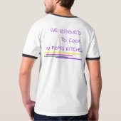 Valentine Day's Cook Weißer T - Shirt (Rückseite)