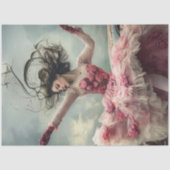 Valentine Decoupage Liebe Tanzen Seidenpapier (Vorderseite)