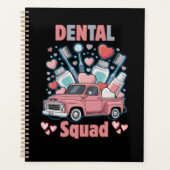 Valentine Dental Squad Süßes Zahn-Team Planer (Vorderseite)