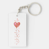 Valentine-Design: Roller und Ballons Schlüsselanhä Schlüsselanhänger (Rückseite)